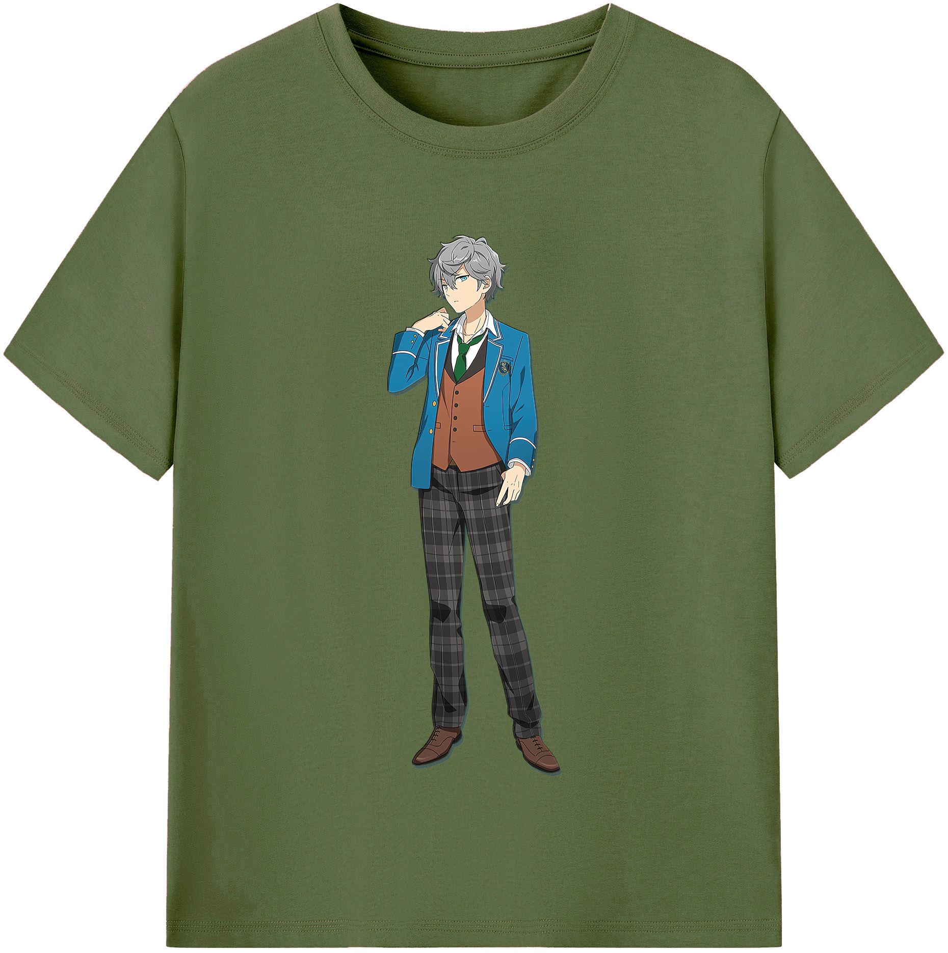 （画像用） あんさんぶるスターズ! Ensemble Stars 綿100％半袖Tシャツ（フロントプリント）